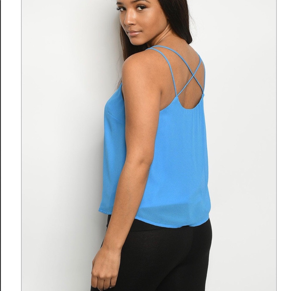 Sale! Blue Tank Top